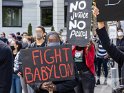 Fight Babylon, Kundgebung Justice For George Floyd - Stop Killing Blacks