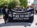 Lampedusa in Hamburg No Place For Racism, Kundgebung Justice For George Floyd - Stop Killing Blacks