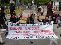 Getötet durch die deutsche Polizei, Kundgebung Justice For George Floyd - Stop Killing Blacks